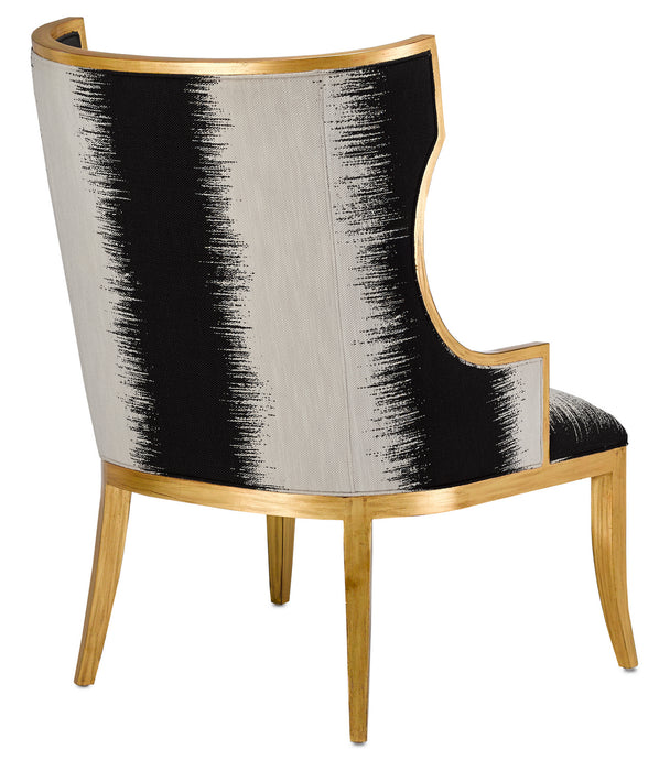 Currey and Company 7000-0842 Chair, Antique Gold