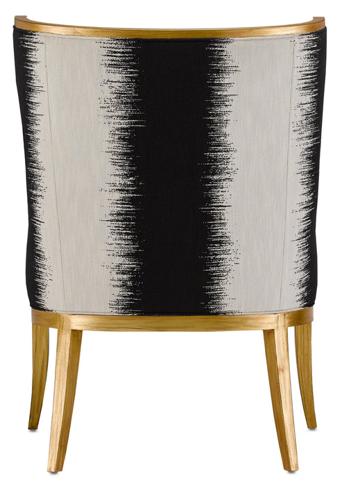 Currey and Company 7000-0842 Chair, Antique Gold
