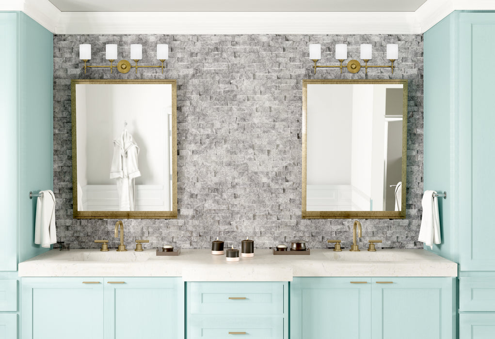 Quoizel ARI8622WS Three Light Bath, Weathered Brass