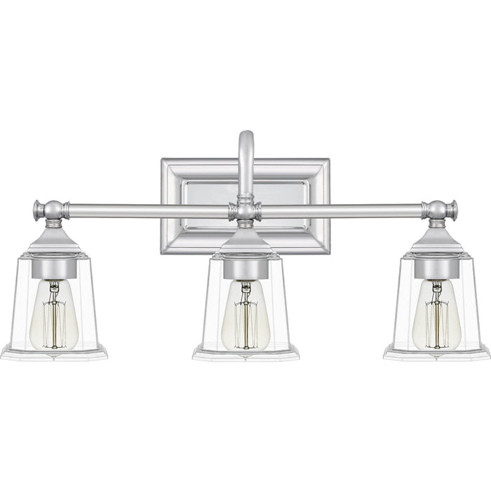 Quoizel NLC8603C Three Light Bath, Polished Chrome
