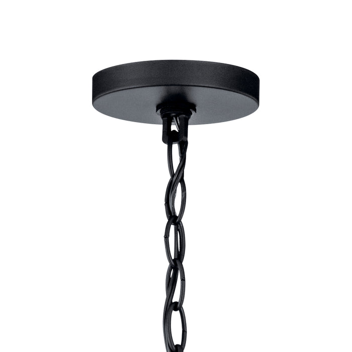 Kichler 43999BK Five Light Chandelier, Black