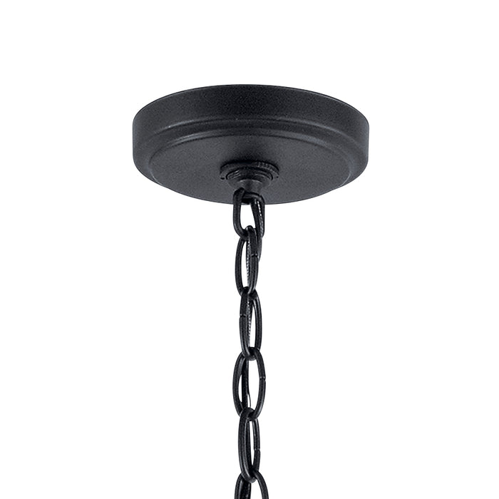Kichler 44030BK Five Light Chandelier, Black