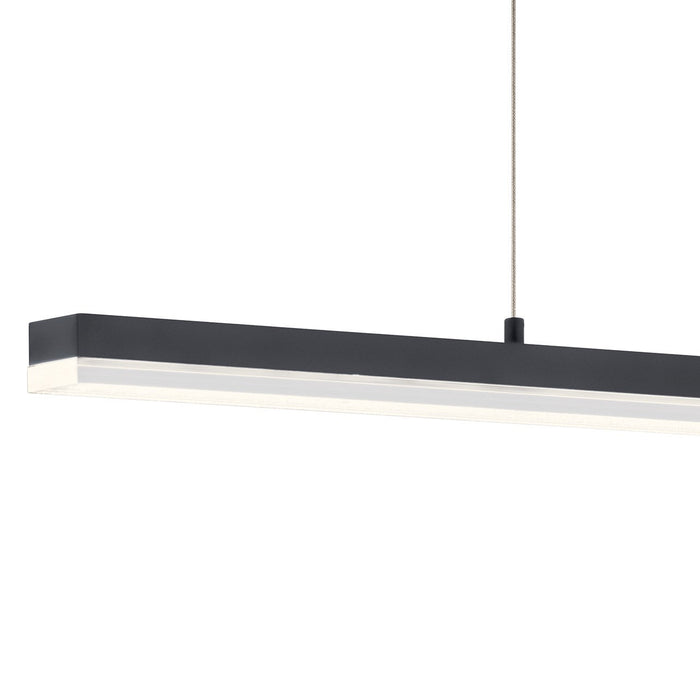 Kichler 83593MBK LED Linear Chandelier, Matte Black