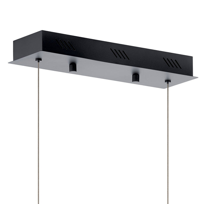 Kichler 83593MBK LED Linear Chandelier, Matte Black
