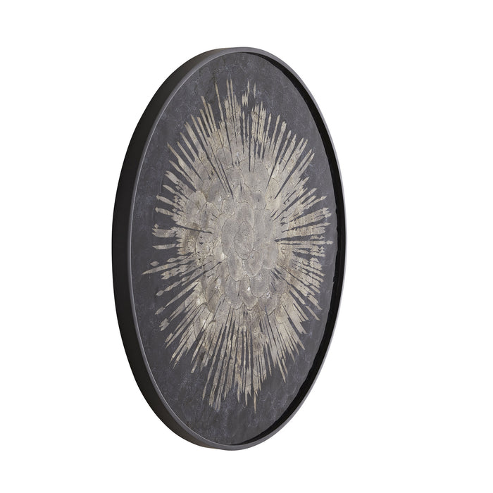 Arteriors 5609 Wall Plaque, Black & Natural