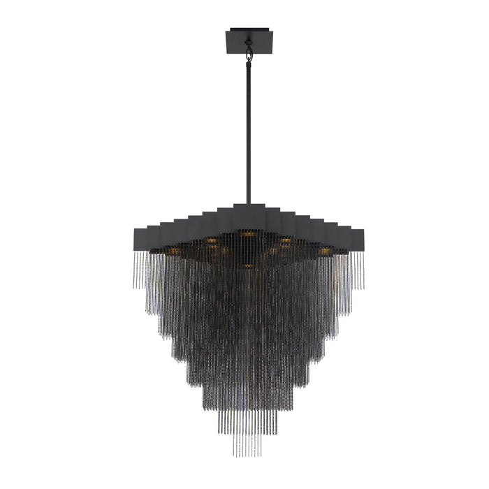 Eurofase 37095-029 LED Chandelier, Black