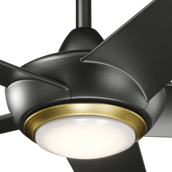 Kichler 330089SBK 52" Ceiling Fan, Satin Black