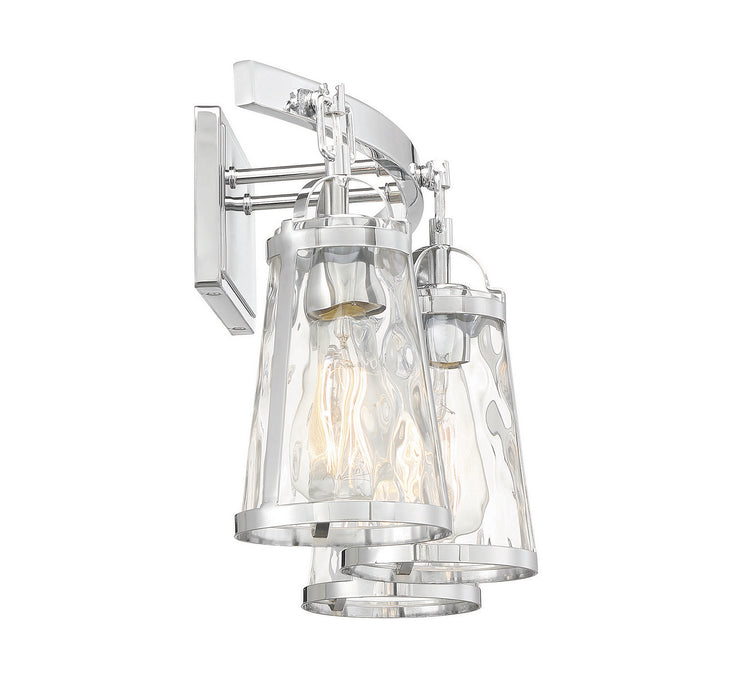 Savoy House 8-560-3-11 Three Light Bath Bar, Polished Chrome