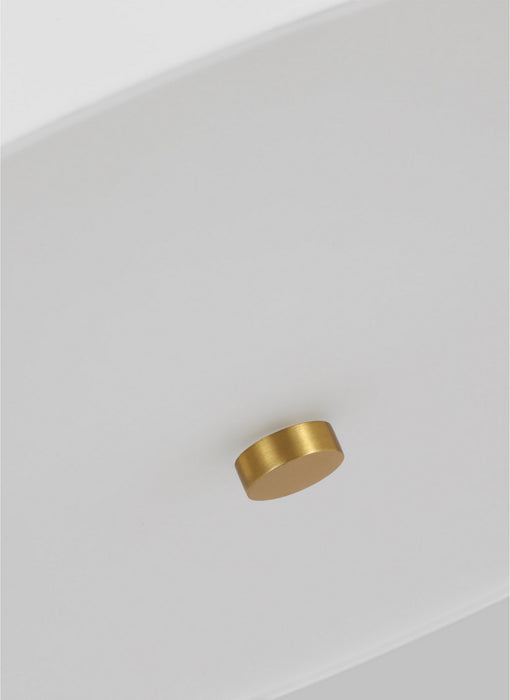 Visual Comfort Studio KSF1013BBS Three Light Flush Mount, Burnished Brass