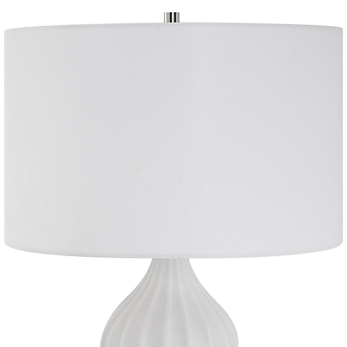 Uttermost 30065 One Light Table Lamp, Polished Nickel