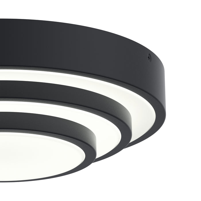 Kichler 84320MBK LED Flush Mount, Matte Black