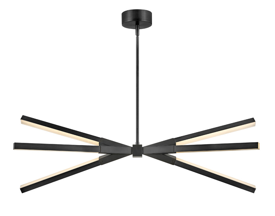 Fredrick Ramond FR30618BLK LED Linear Pendant, Black