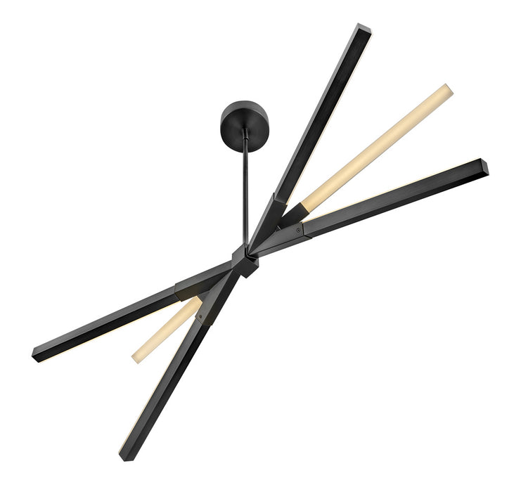 Fredrick Ramond FR30618BLK LED Linear Pendant, Black