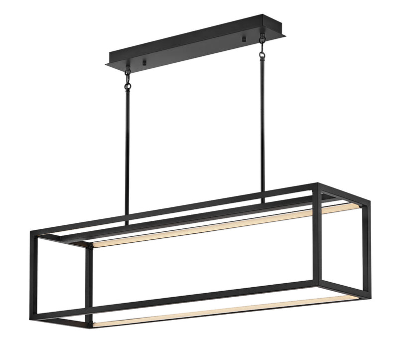 Fredrick Ramond FR31038BLK LED Linear Pendant, Black