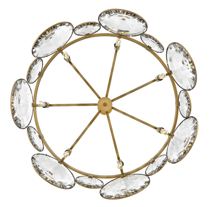 Fredrick Ramond FR31265HBR LED Pendant, Heritage Brass