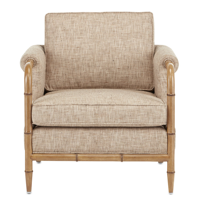 Currey and Company 7000-0602 Chair, Weathered Walnut