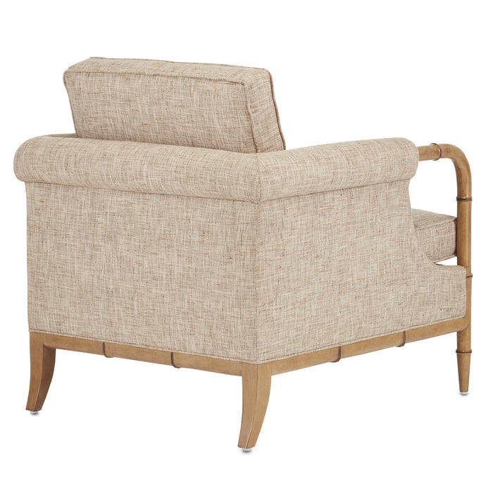 Currey and Company 7000-0602 Chair, Weathered Walnut
