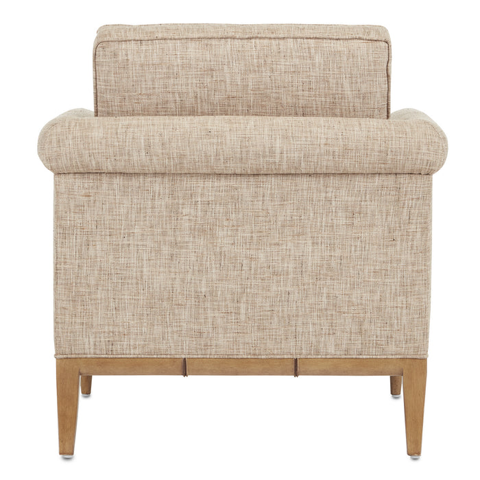 Currey and Company 7000-0602 Chair, Weathered Walnut