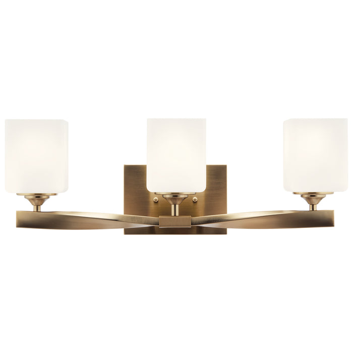 Kichler 55002CPZ Three Light Bath, Champagne Bronze