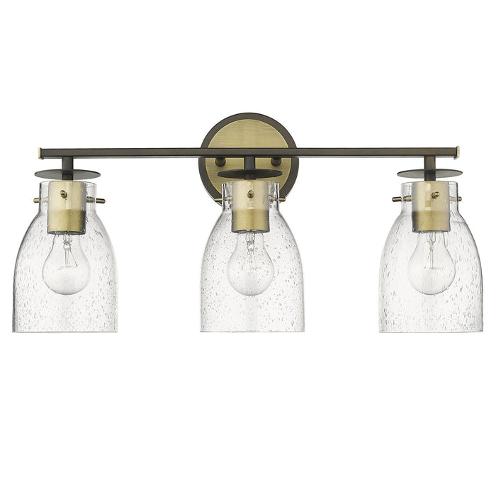 Acclaim Lighting IN40005ORB Three Light Vanity, Oil Rubbed Bronze and Antique Brass
