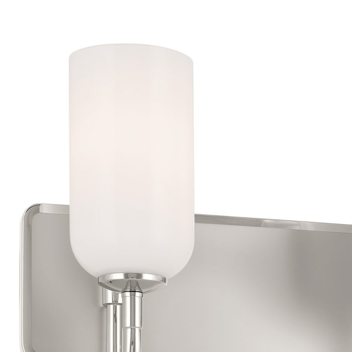 Kichler 55163PN Three Light Bath, Polished Nickel
