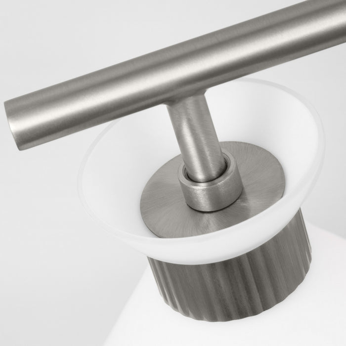 Visual Comfort Studio DJV1013BS Three Light Bath, Brushed Steel