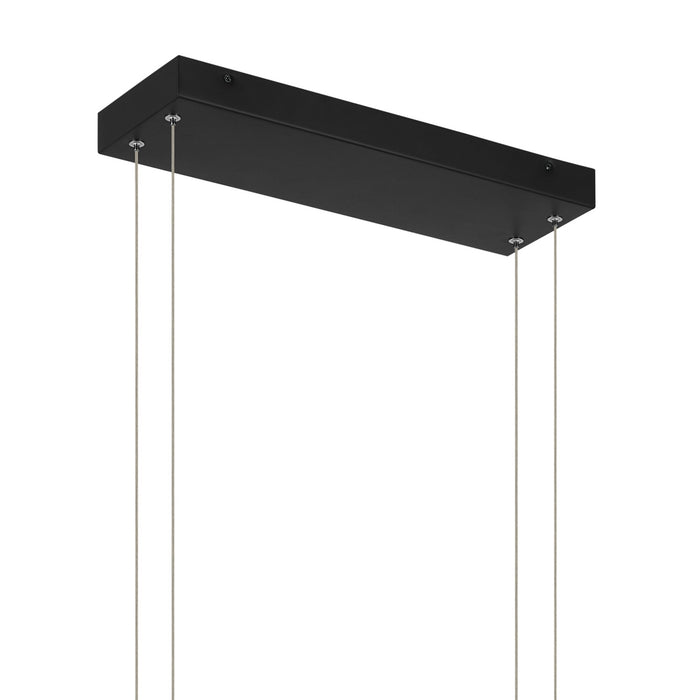 Kichler 84331MBK LED Linear Chandelier, Matte Black