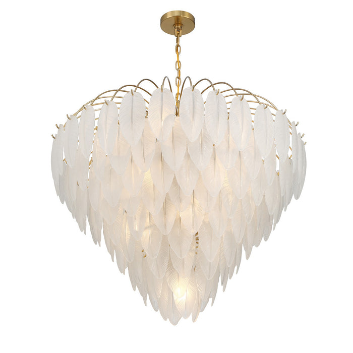 Savoy House 1-3505-15-322 15 Light Chandelier, Warm Brass