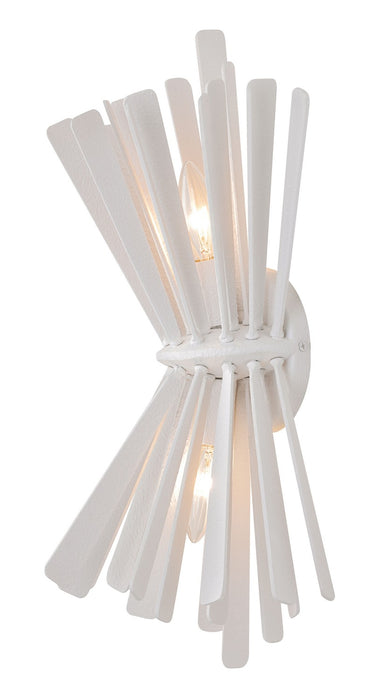 Metropolitan N1902-792 Two Light Wall Sconce, Piastra White