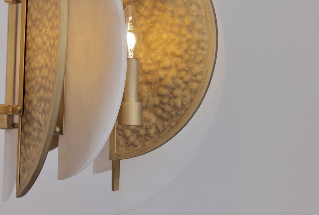 Minka-Lavery 3464-788 Eight Light Chandelier, Ashen Gold