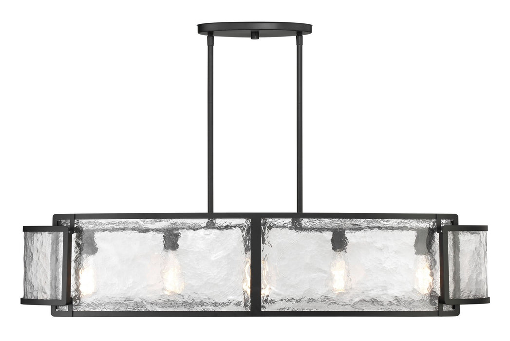 Minka-Lavery 5268-66A Five Light Island Pendant, Coal