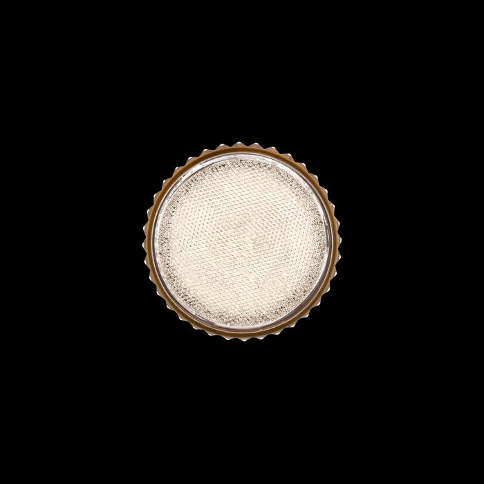 Schonbek S9912-700R LED Flush Mount, Aged Brass