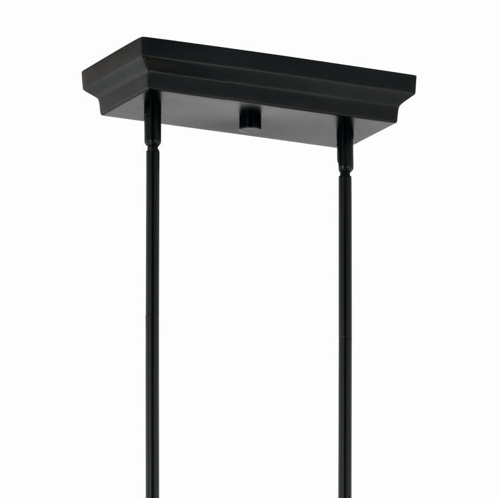 Kichler 52670BK LED Linear Chandelier, Black