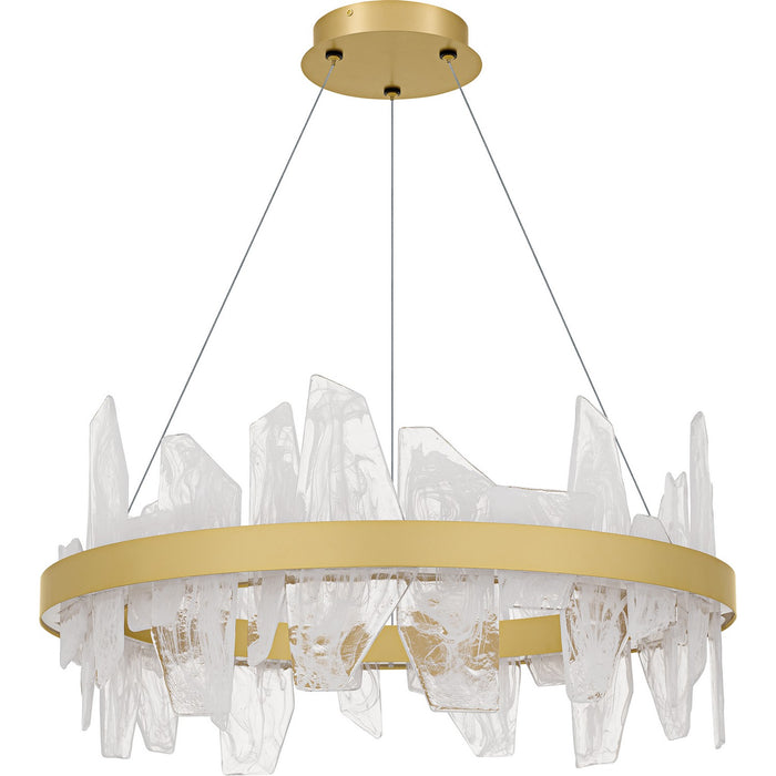 Quoizel PCAUR5030SGD LED Chandelier, Soft Gold