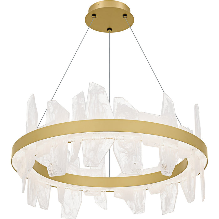 Quoizel PCAUR5030SGD LED Chandelier, Soft Gold