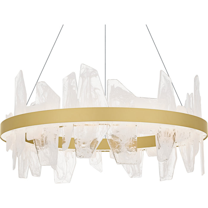 Quoizel PCAUR5030SGD LED Chandelier, Soft Gold