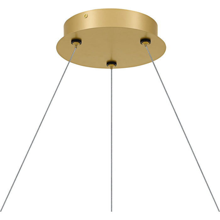 Quoizel PCAUR5030SGD LED Chandelier, Soft Gold