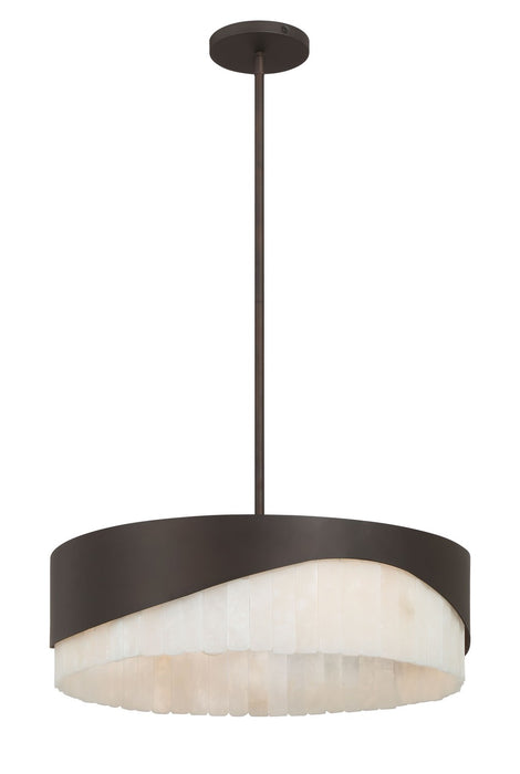 Minka-Lavery 2094-860 Four Light Pendant, Dark Bronze