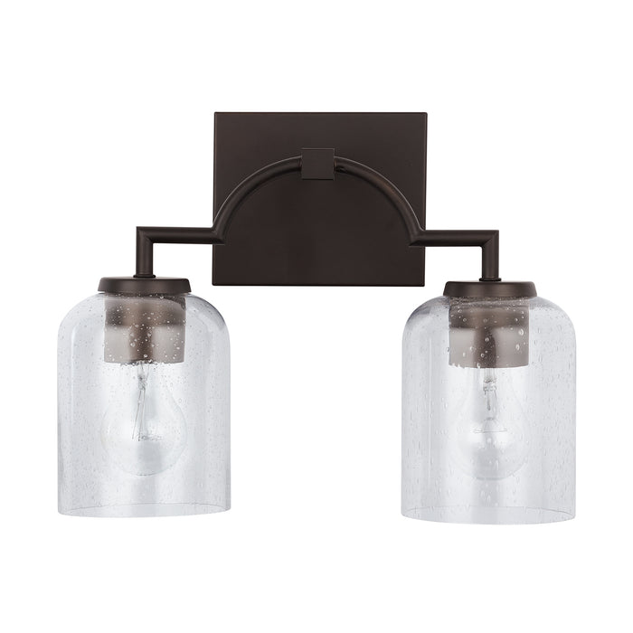 Capital Lighting 139321BZ-500 Two Light Vanity, Bronze