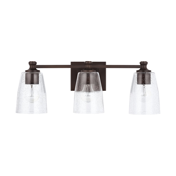 Capital Lighting 140931BZ-506 Three Light Vanity, Bronze