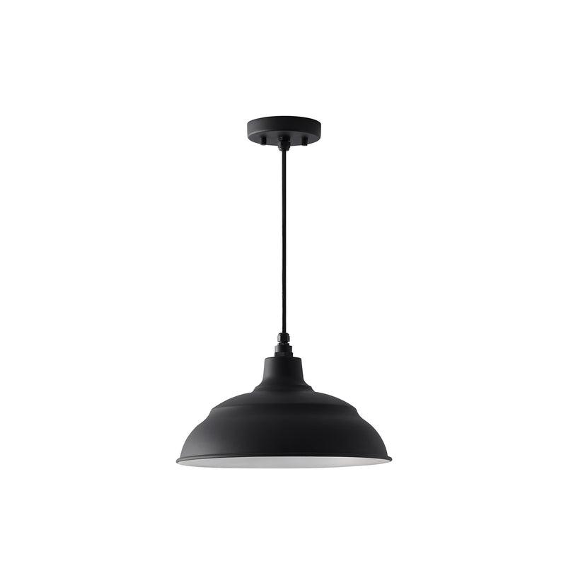 Capital Lighting 936311BK One Light Outdoor Hanging Lantern, Black