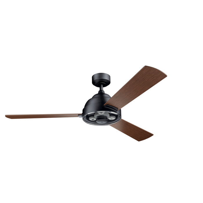 Kichler 300253DBK 60" Ceiling Fan, Distressed Black