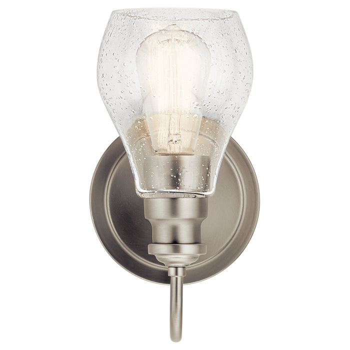 Kichler 45390NI One Light Wall Sconce, Brushed Nickel