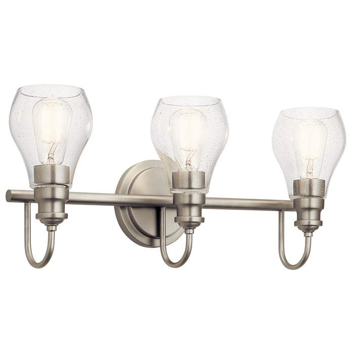 Kichler 45392NI Three Light Bath, Brushed Nickel