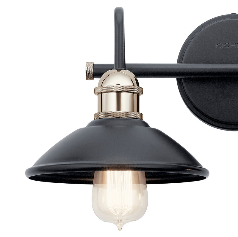 Kichler 45944BK Two Light Bath, Black