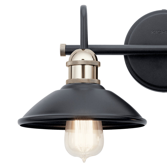 Kichler 45944BK Two Light Bath, Black