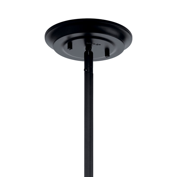 Kichler 52096BK One Light Pendant/Semi Flush, Black