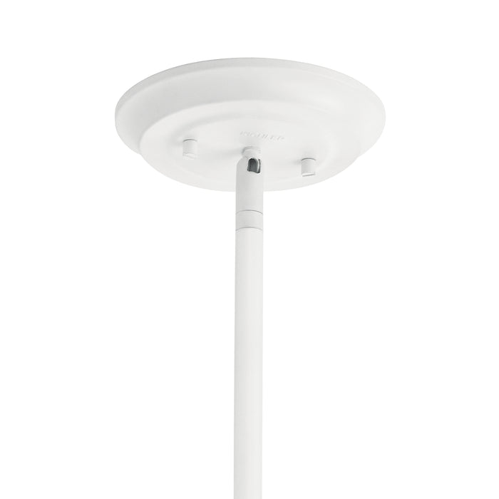 Kichler 52096WH One Light Pendant/Semi Flush, White