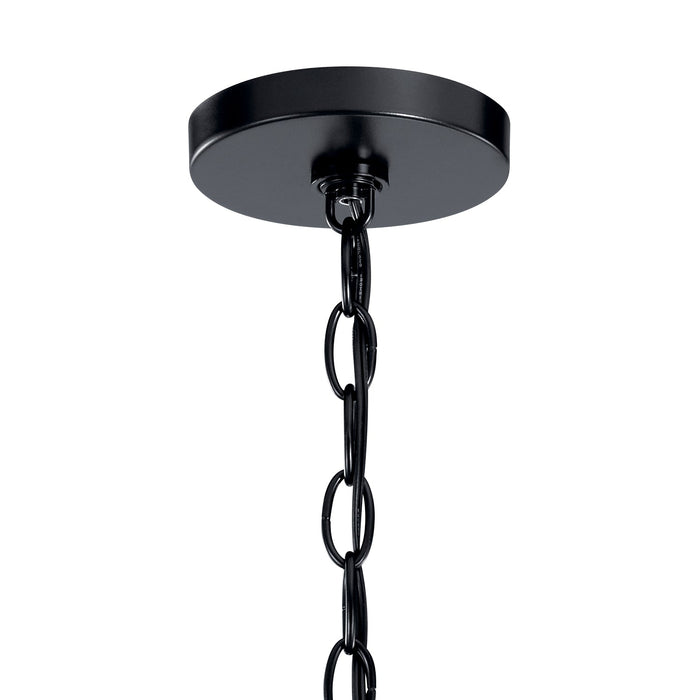 Kichler 52304BK Six Light Chandelier, Black (Open Box - Final Sale)