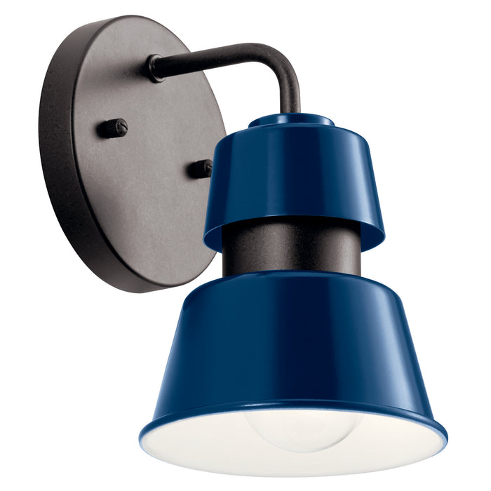 Kichler 59000CBL One Light Outdoor Wall Mount, Catalina Blue